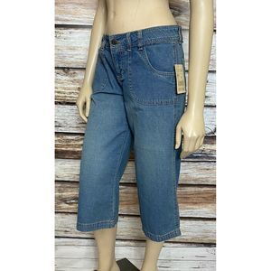 Mossimo Demin Capri Jeans Blue Womens Size 3